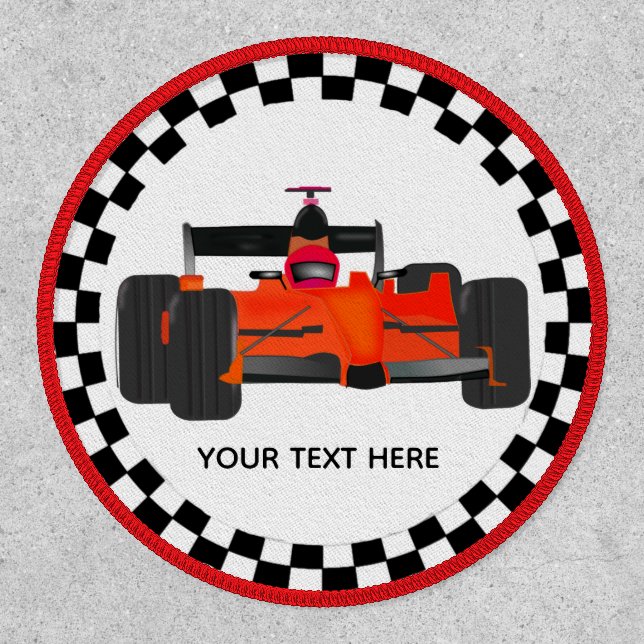Auto Racing Design Patch (Front)
