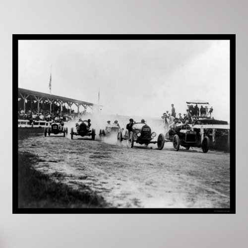 Auto Racing Near Washington DC 1922 Poster