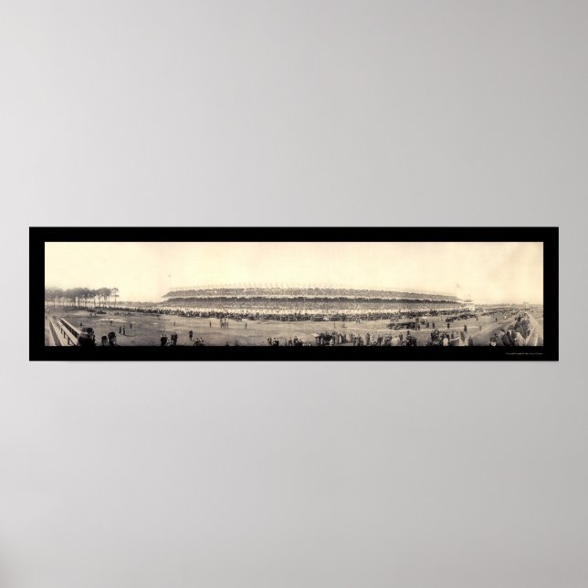 Auto Racing Sheepshead Photo 1915 Poster (Front)