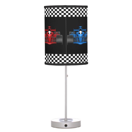 Auto Racing Table Lamp (Back)