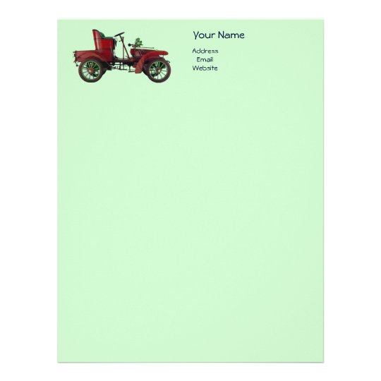 Auto Repair Automotive Letterhead 6383