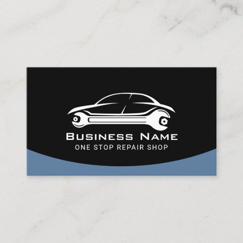 Auto Repair Automotive Professional Car Mechanic Business Card