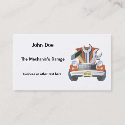 Auto Repair Business Card