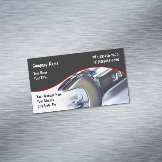 Auto Repair Business Card Magnet