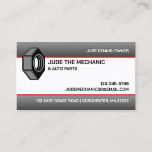 Auto Repair Business Card Template
