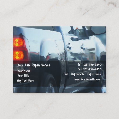 Auto Repair Business Cards