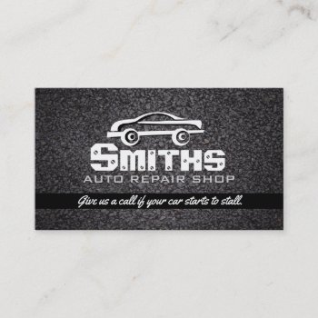 Auto Repair Business Cards by MsRenny at Zazzle