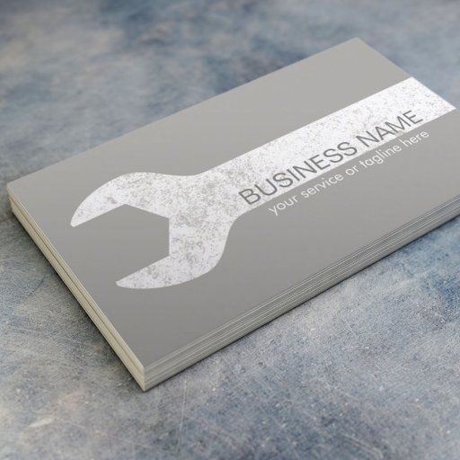 Customizable Auto Repair Car Automotive Mechanic Professional Business Card