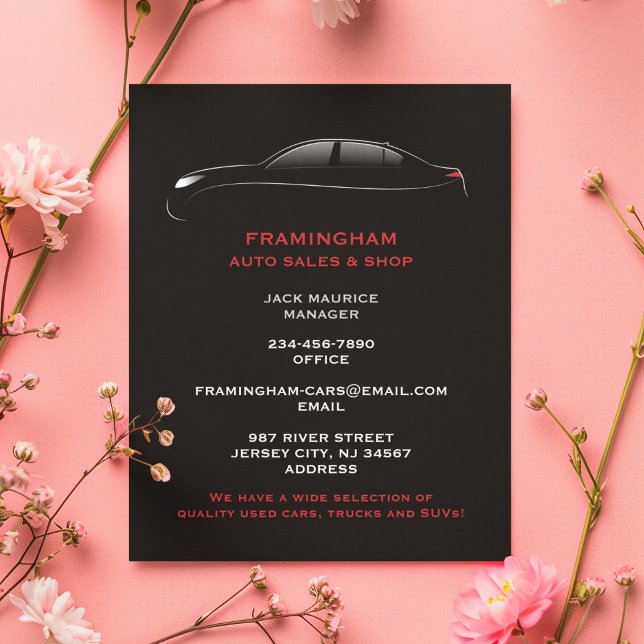 Auto Repair Car Services Flyer Template (Creator Uploaded)