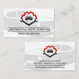 Auto Repair Logo   Car Services Business Card