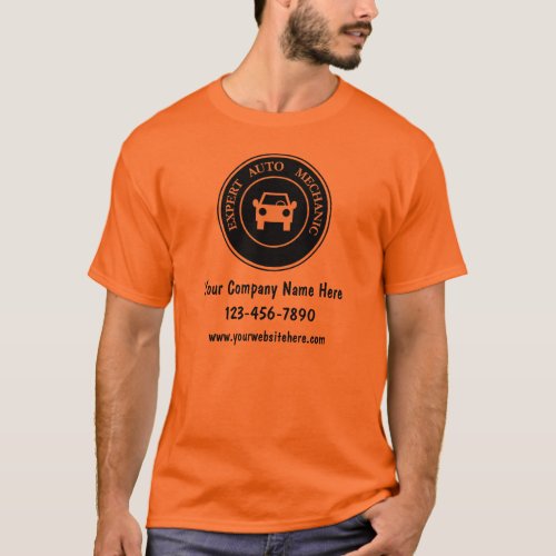 Auto Repair Logo Template Work Shirts