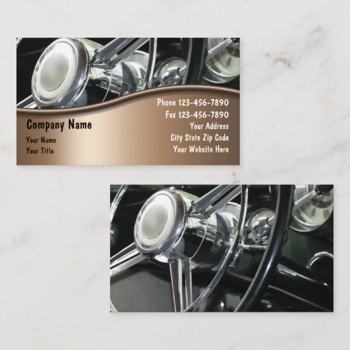 Customizable Auto Repair Business Cards