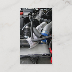 Auto repair parts mechanic automotive technician business card