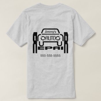 Auto Repair | Personalized T-shirt by DesignedwithTLC at Zazzle