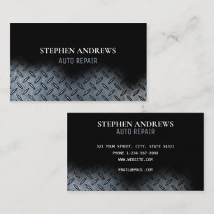 Auto Repair Professional Automotive Technician Business Card
