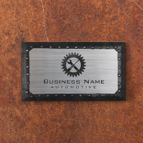 Auto Repair Professional Metal Framed Automotive Business Card
