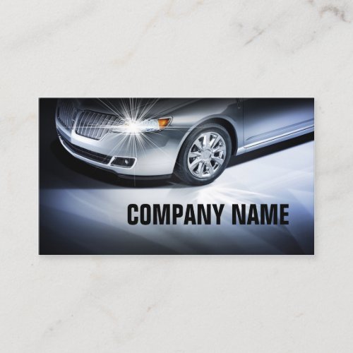 Stylish automotive business card