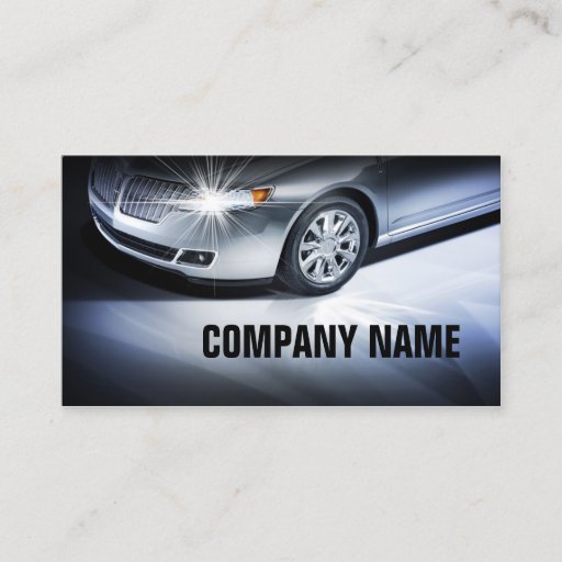 Customizable Stylish automotive business card