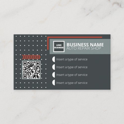 Auto Repair Shop Business Auto Mechanics business  Business Card