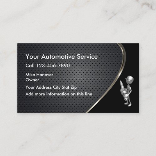 Auto Repair Shop Business Card