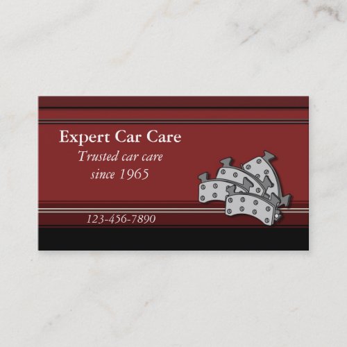 Auto Repair Shop Business Card