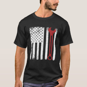 Auto Repairman Car Mechanic Wrench Workshop Tools  T-Shirt