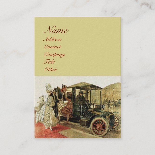 AUTO RESTORATION , AUTOMOTIVE, car repair garage Business Card (Front)