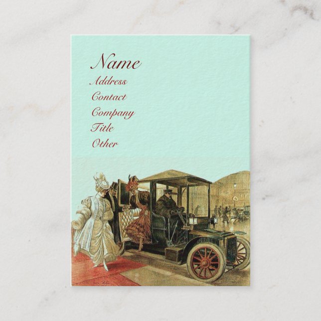 AUTO RESTORATION , AUTOMOTIVE, car repair garage Business Card (Front)