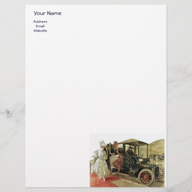 AUTO RESTORATION- AUTOMOTIVE LETTERHEAD (Front)