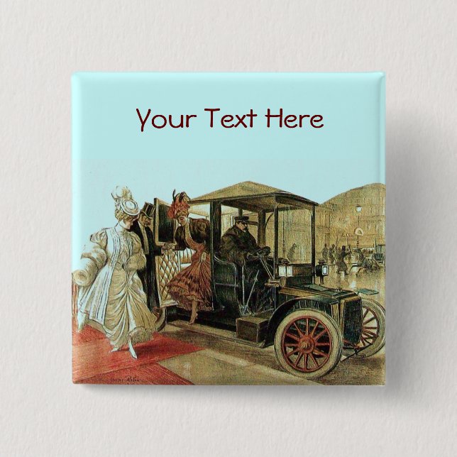 AUTO RESTORATION - AUTOMOTIVE PINBACK BUTTON (Front)