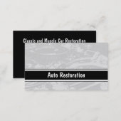 Auto Restoration Business Cards (Front/Back)