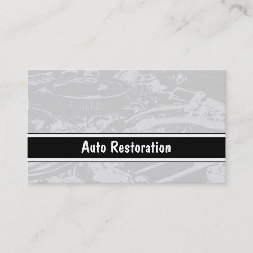 Auto Restoration Business Cards