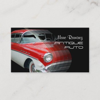 Auto Restoration Business Cards/1957 Buick Business Card by Create_Business_Card at Zazzle