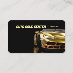Auto Sale Car Dealership Business Card