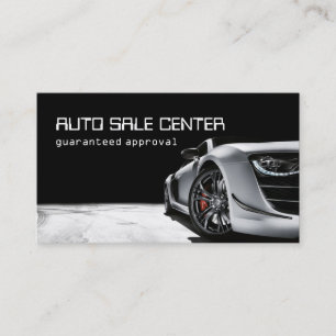 Auto Sale Car Dealership Business Card