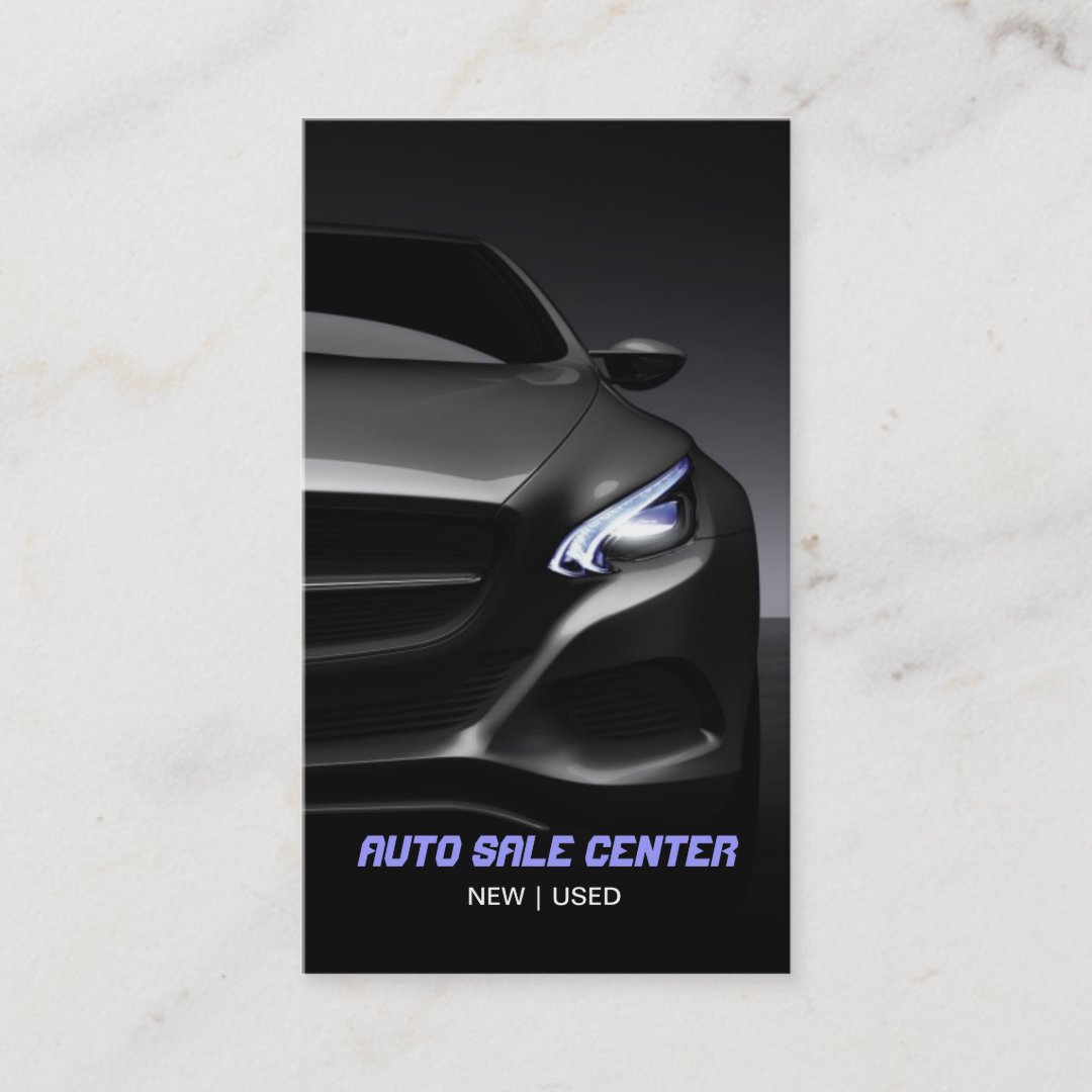 Auto Sale Car Dealership Business Card Zazzle