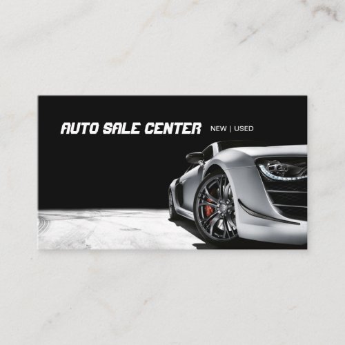 Auto Sale Car Dealership Business Card