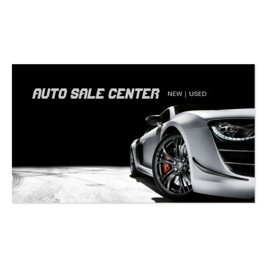 Auto Sale Car Dealership Business Card | Zazzle