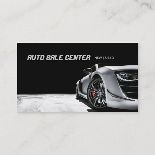 Customizable Auto, Car, Dealer Business Card