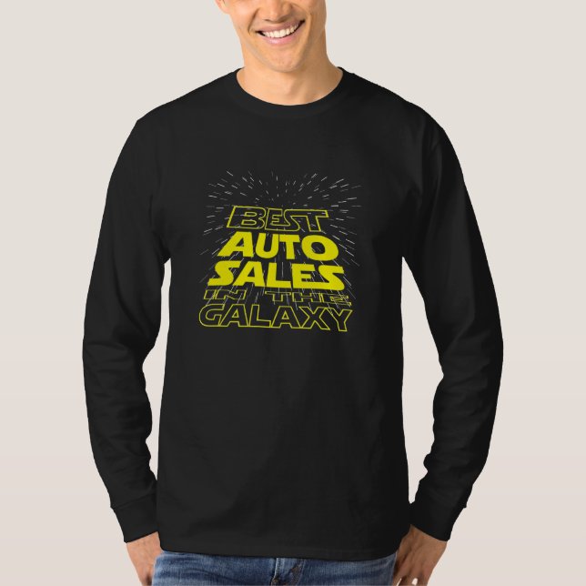 Auto Sales  Cool Galaxy Job T-Shirt (Front)