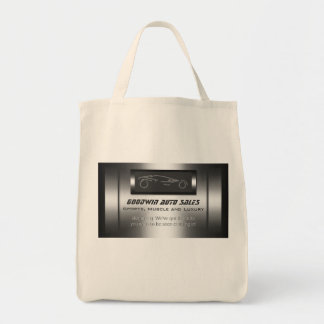 Auto Sales giveaway - faux metal, silver auto Tote Bag