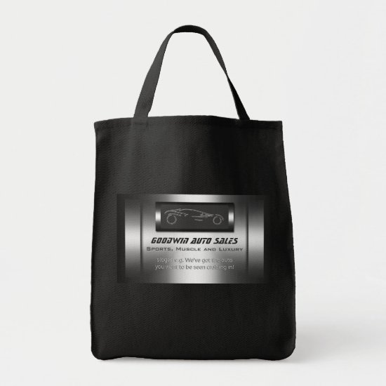 Auto Sales giveaway - faux metal, silver auto Tote Bag