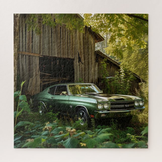 Auto-Series 1-7 Puzzle (Vertical)