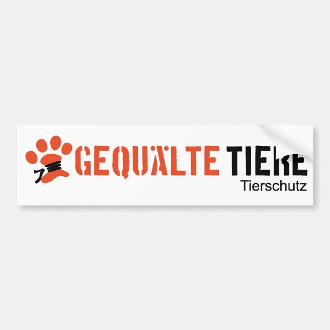 auto-sticker bumper sticker (Front)