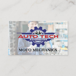 Auto Tech Automotoive Business Card