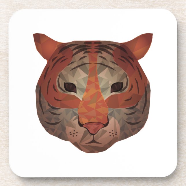 Auto Tiger Beverage Coaster (Front)