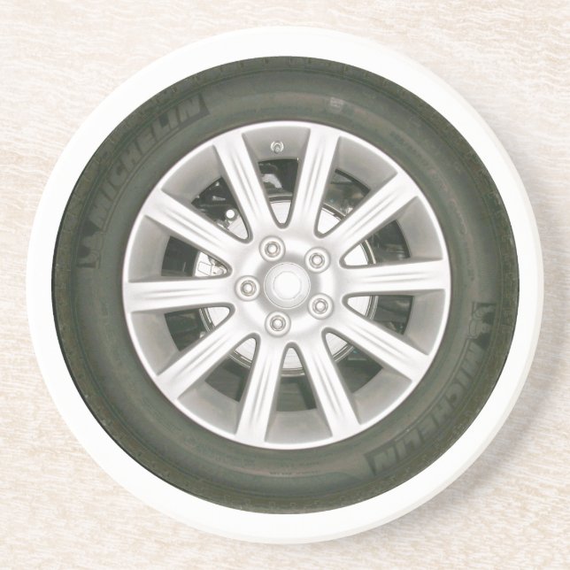 Auto Tire/Wheel Coaster (Front)