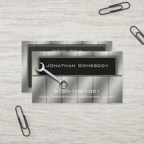 Auto Trade Business Card Template 19
