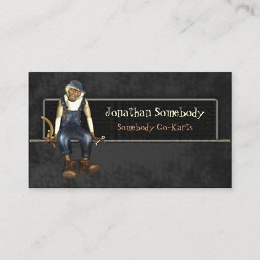 Customizable Auto Trade Business Card Template 6