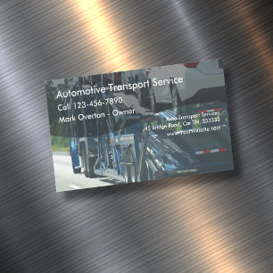 Auto Transport Business Card Magnet
